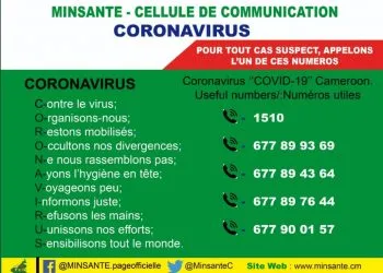 MINSANTE Coronavirus Help Information 1