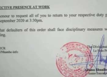 Commune De Ndu Les Fonctionnaires En Fuite Sont Appeles A Reprendre Le Travail 16.09.2020