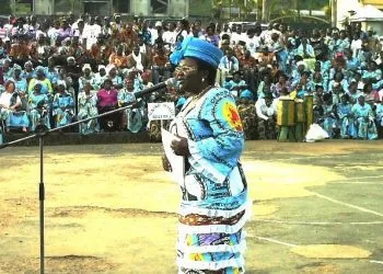 Hon.Emilia LifakaVice PresidentNational Assembly Addressing Rally
