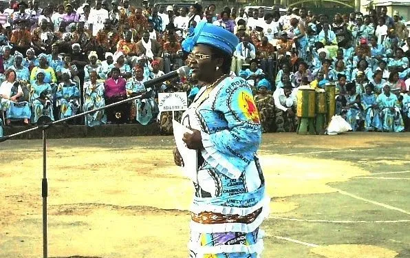 Hon.Emilia LifakaVice PresidentNational Assembly Addressing Rally