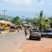 Main Street Of Ndop A Small Town In Cameroon With A Total Petrol Station 08.10.2020