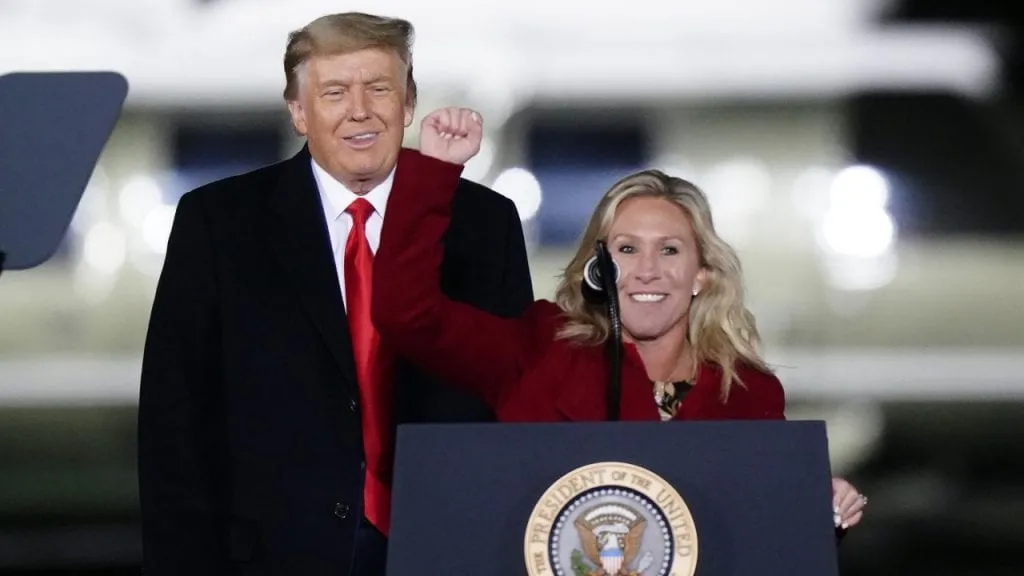 Majorie Greene And Trump