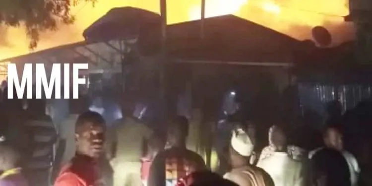 Incendie au marché central de kousseri