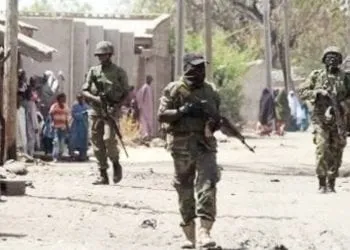 L'armée camerounaise dans les rues de la localité de DABANGA à l'extrême nord cameroun