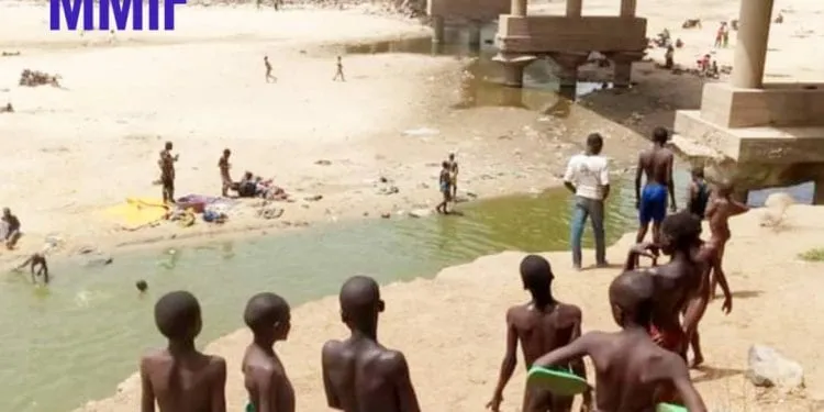 le Mayo Kaliao Maroua situé dans la ville de Maroua département du Diamaré région de l'Extrême Nord.
