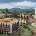 Vue aérienne du quartier adminisratif de yaounde