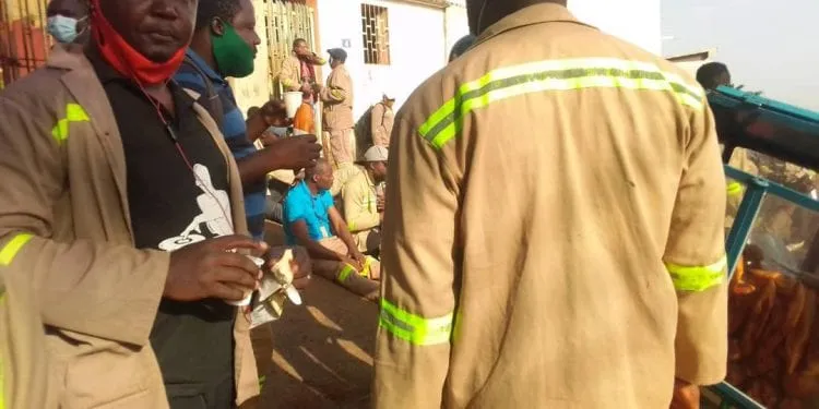 Des Employés d'Eneo Cameroun manifestent à Bafoussam