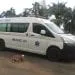 Une ambulance médicalisée avec assistance en oxygène, dans la ville de Kribi