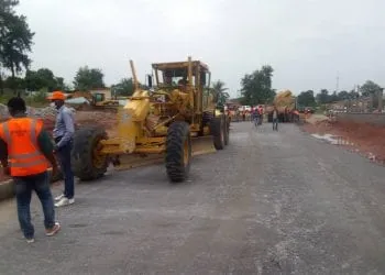 la ville de Bertoua, dans l'Est Cameroun est pratiquement en chantier depuis quelques mois
