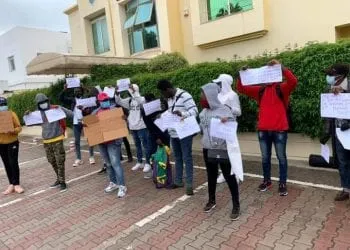 Des étudiants camerounais manifestent en Tunisie