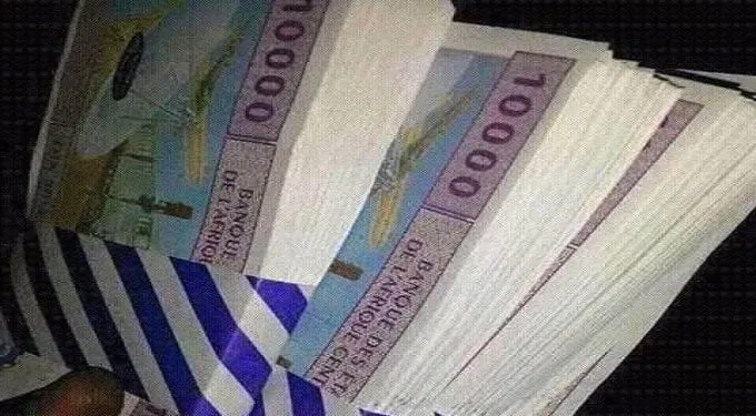 Liasse de billets de banque