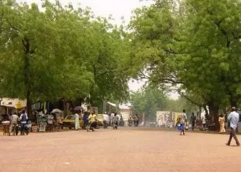 Une Vue De La Ville De Garoua Au Cameroun