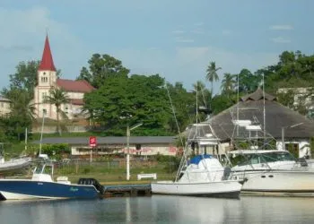 Une vue de la ville de Kribi
