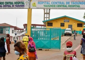 Une vue de l'hôpital central ed Yaoundé