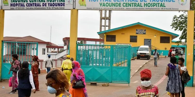 Une vue de l'hôpital central ed Yaoundé