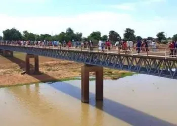 Pont à la frontière Tchad Cameroun