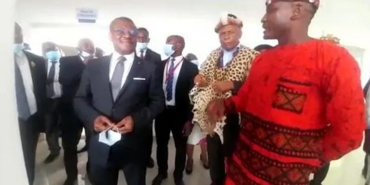 PM Dion Ngute Congratulated Moja Moja during visit to Buea