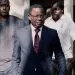 Maurice Kamto, a presidential candidate of Renaissance Movement (MRC), walks out after his news conference at his headquarter in Yaounde, Cameroon October 8, 2018. REUTERS/Zohra Bensemra - RC1DDF2D0E50