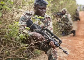 Cameroon Soldier