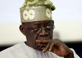 Bola Tinubu, former Lagos state governor and All Progressives Congress (APC) leader, is pictured at a party meeting in Abuja Febuary 17, 2015. REUTERS/Afolabi Sotunde/File Photo
