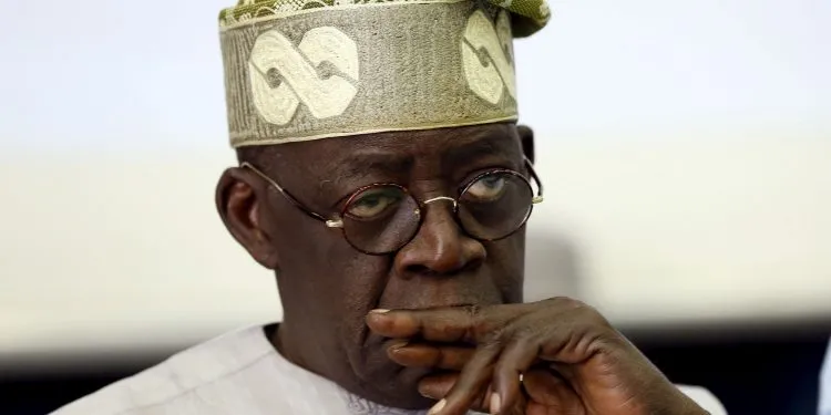 Bola Tinubu, former Lagos state governor and All Progressives Congress (APC) leader, is pictured at a party meeting in Abuja Febuary 17, 2015. REUTERS/Afolabi Sotunde/File Photo