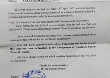Priest in Bui receives death threats