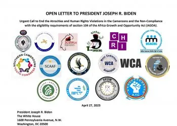 Separtists groups write Open Letter to President Joseph Biden