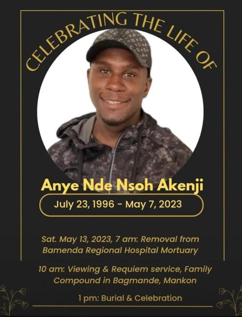 Anye Nde Nsoh Funeral Programme
