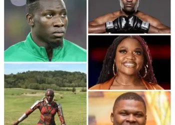 Francis Ngannou, Andre Onana, Constance Ejuma, Libianca, Samuel Fosso and N.J Ayuk