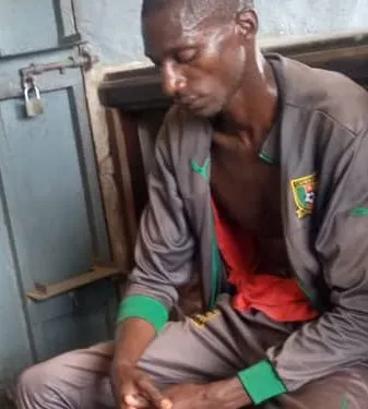 Corporal Ngono Jean Gaitan Caught For Attempted Robbery E1683023179369
