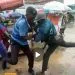 Officer fights civilian Cameroon