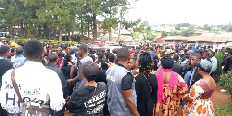 Funeral of journalist Anye Nde Nsoh begins
