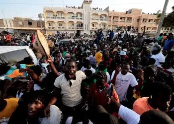 Massive protest in Senegal
