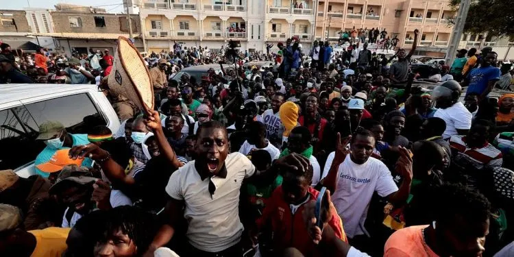 Massive protest in Senegal
