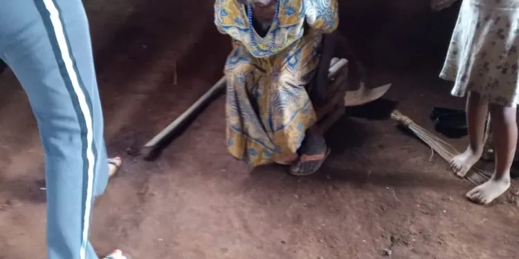 Emelda Foundation Cameroon, widows, destitute,
