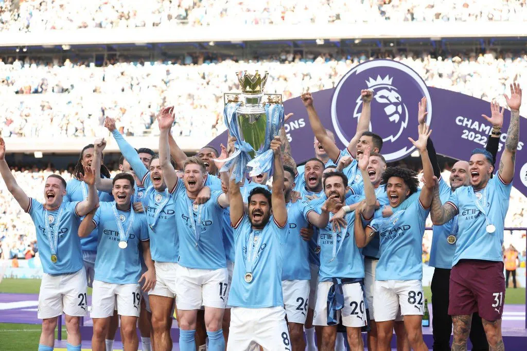 Manchester CityEnglish Premier League EPL Champions 2022/2023