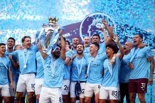 Manchester CityEnglish Premier League EPL Champions 2022/2023