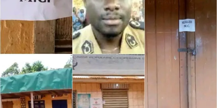 Ngida Lawrence Che seals shops in Mbengwi