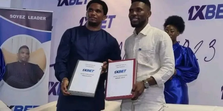 Eto'o criticised by some for signing deal with Betting company