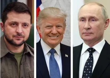 Trump, Putin and Zelensky