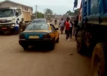 Truck Drivers Protest