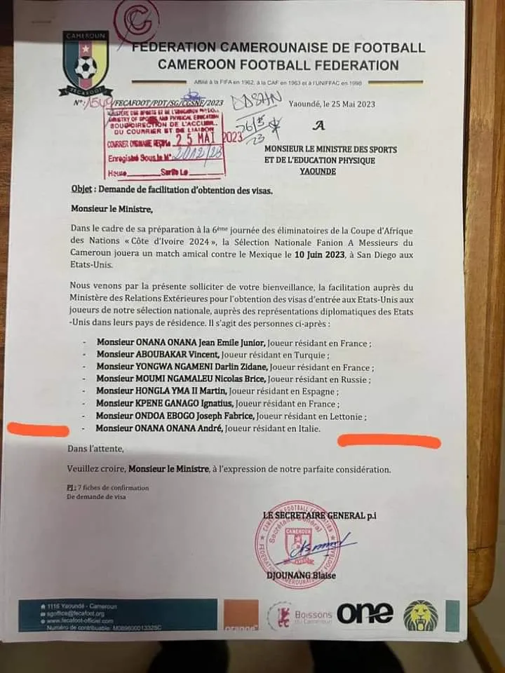 Visa Request