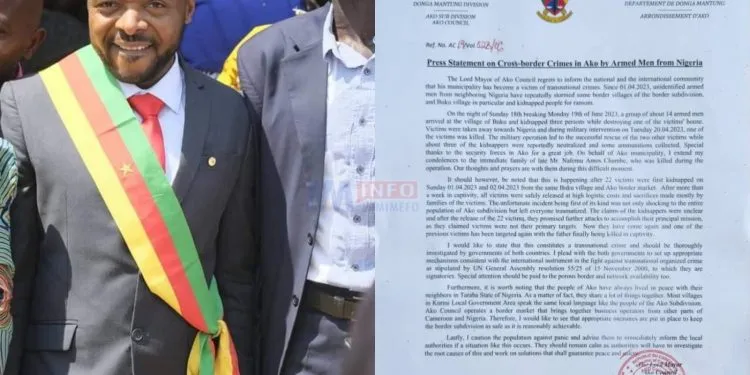 Mayor Of Ako council in Donga Mantung reacts to fulani kidnappings