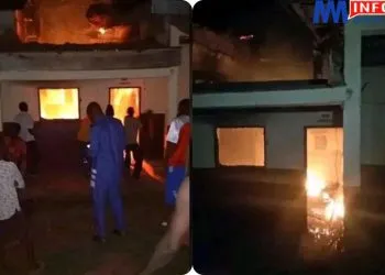 Students alleged burnt building to impede exams