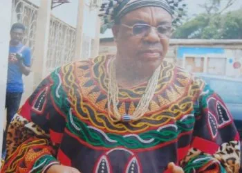 Fon Vubangsi Benjamin of Kedjom Keku (Big Babanki) speaks to MMI