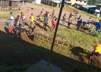Soldiers in Belo, Boyo Division
