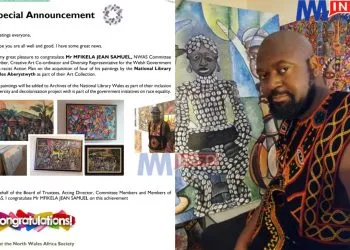Mfikela Jean Samuel gets recognition for his art