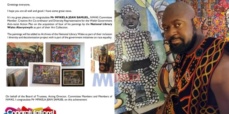 Mfikela Jean Samuel gets recognition for his art