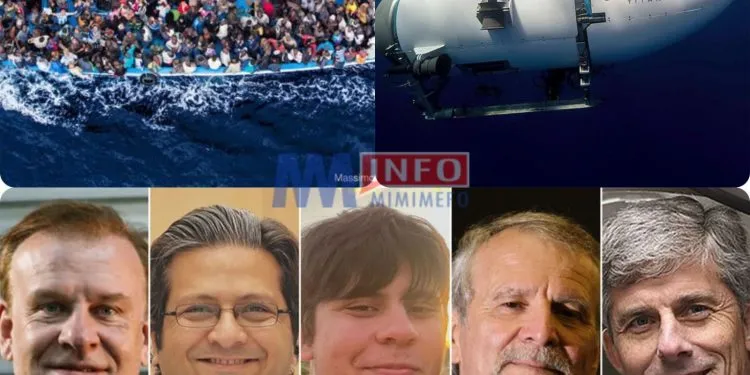 Migrant ship and Oceangate rescue mission contrast