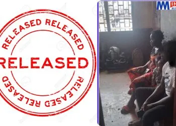 Woman and children released